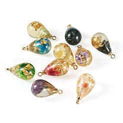 10Pcs 10 Colors Transparent Resin Pendants&nbsp;RESI-TA0004-84