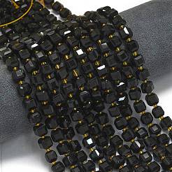 Natural Black Onyx(Dyed & Heated) Beads Strands&nbsp;G-K389-A52-01