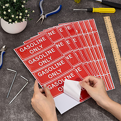12Sheets Waterproof PVC Warning Sign Stickers&nbsp;DIY-OC0014-63B