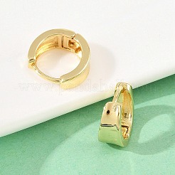 Brass Hoop Earrings&nbsp;EJEW-D348-24G
