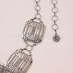 Bohemian Style Alloy Square Link Chain Waist Body Chains for Women&nbsp;FS-WGC3B23-02