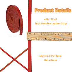 4M Flat Cowhide Cord&nbsp;NCOR-DC0001-01