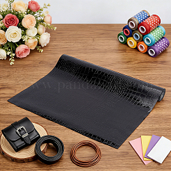 Crocodile Pattern PU Leather Fabric&nbsp;DIY-BC0018-10C