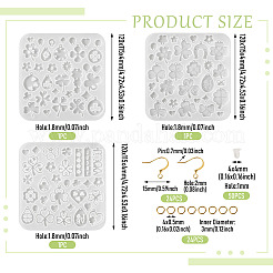 3Pcs 3 Styles Clover Series DIY Silicone Ornaments Molds&nbsp;SIMO-TA0001-22