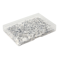 100Pcs 12 Styles Tibetan Style Zinc Alloy Pendants&nbsp;TIBEP-FS0001-39