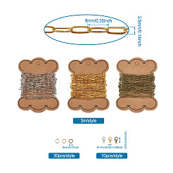 DIY Paperclip Style Jewelry Kits&nbsp;DIY-CD0001-07