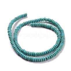 Synthetic Turquoise Bead Strands&nbsp;G-P286-05-4mm-01
