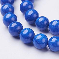 Natural Mashan Jade Round Beads Strands&nbsp;G-D263-8mm-XS08