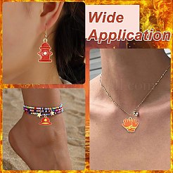 30Pcs 15 Styles Firefighting Series Alloy Enamel Pendants&nbsp;ENAM-CJ0007-28