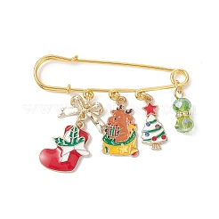 4Pcs Alloy Enamel Charms Kilt Pins Brooch&nbsp;JEWB-BR00193