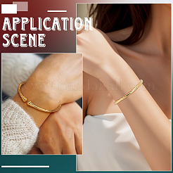 5Pcs Alloy Open Cuff Bangles&nbsp;BJEW-SC0001-69
