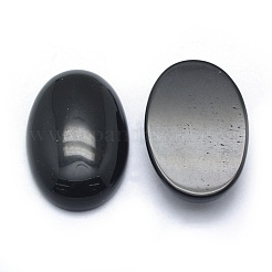 Natural Black Agate Cabochons&nbsp;G-P393-H08