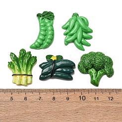Opaque Resin Imitation Vegetable Cabochons&nbsp;RE-CBAE980-10