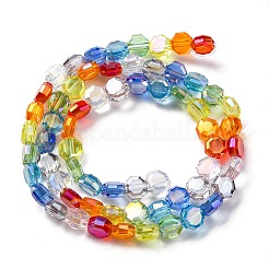 Electroplate & Gradient Color Glass Beads Strands&nbsp;LAMP-M023-02