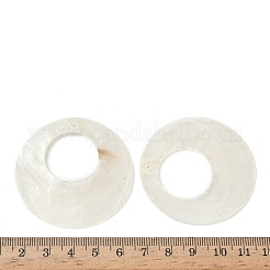 Natural Capiz Shell Pendants&nbsp;SHEL-K006-61