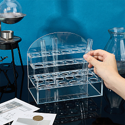 Acrylic Test Tube Holders&nbsp;AJEW-WH0752-490A
