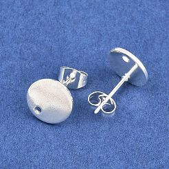 Ion Plating(IP) 304 Stainless Steel Stud Earring Findings&nbsp;STAS-G178-01S-10mm
