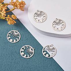 5Pcs 201 Stainless Steel Pendants&nbsp;STAS-SZ0002-07P