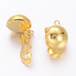 Brass Earring Findings&nbsp;KK-E026-G