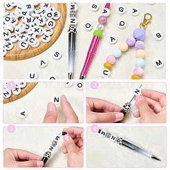 40Pcs Silicone Beads&nbsp;SIL-SZ0003-92X