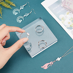 2Pcs Transparent Acrylic Display Decorations&nbsp;DJEW-CN0001-50
