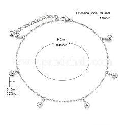 Brass Charm Anklets&nbsp;JA101B