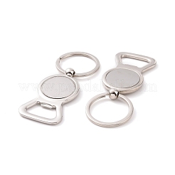 Rack Plating Zinc Alloy Keychain&nbsp;KEYC-C052-02P