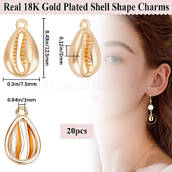 20Pcs Brass Charms&nbsp;KK-BBC0015-80