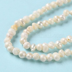 Natural Cultured Freshwater Pearl Beads Strands&nbsp;PEAR-E018-46