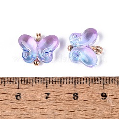 Alloy Glass Pendants&nbsp;GLAA-P080-01G-08