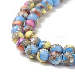 Assembled Natural & Dyed Magnesite Beads&nbsp;G-L575-02F-A