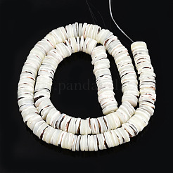 Natural Trochus Shell Beads Strands&nbsp;SSHEL-N034-163A