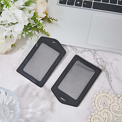 2Pcs Imitation Leather ID Card Holders&nbsp;AJEW-CL0001-87