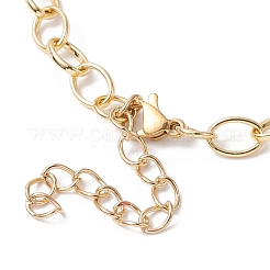 Waxed Cotton Cords Braided Link Bracelets&nbsp;BJEW-JB09963-05