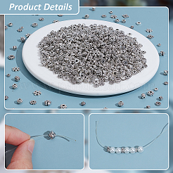 1200Pcs 24 Styles Tibetan Style Alloy Spacers Beads&nbsp;TIBEB-PH0005-09