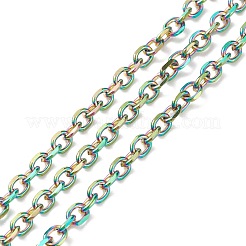 Ion Plating(IP)  Rainbow Color 304 Stainless Steel Cable Chains&nbsp;CHS-H007-03M