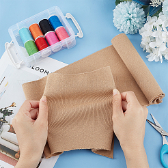 Cotton Stretch Kintted Rib Fabric&nbsp;DIY-WH0002-69D