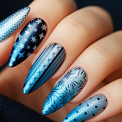 Stainless Steel DIY Nail Art Templates&nbsp;MRMJ-WH0092-198
