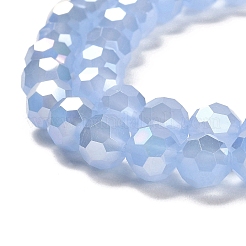 Imitation Jade Glass Beads Stands&nbsp;EGLA-A035-J8mm-B03