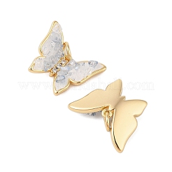 Brass Glass Pendants&nbsp;KK-B111-05G