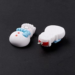Christmas Theme Opaque Resin Pendants&nbsp;FIND-E025-12