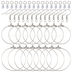20Pcs 2 Styles 304 Stainless Steel Pendants&nbsp;STAS-YW0003-07