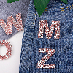 Alphabet Rhinestone Patches&nbsp;FW-TAC0001-01C
