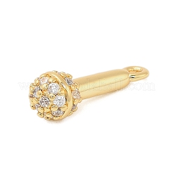 Brass Micro Pave Cubic Zirconia Pendatns&nbsp;LS-KK-I380-04G