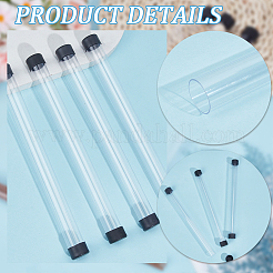 Transparent PVC Plastic Bead Storage Tubes&nbsp;AJEW-CY0002-92B