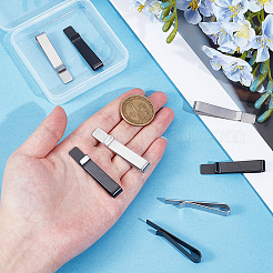 8Pcs 2 Colors Stainless Steel Money Clips&nbsp;TOOL-GF0003-54