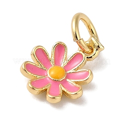 Brass Enamel Charms&nbsp;KK-L216-006G-05