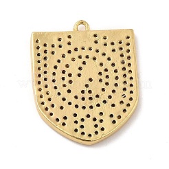 Brass Micro Pave Cubic Zirconia Pendants&nbsp;KK-Q772-07G