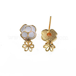 Brass Stud Earring Findings&nbsp;KK-N233-379