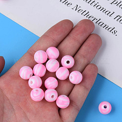 Opaque Striped Acrylic Beads&nbsp;MACR-S373-27A-05